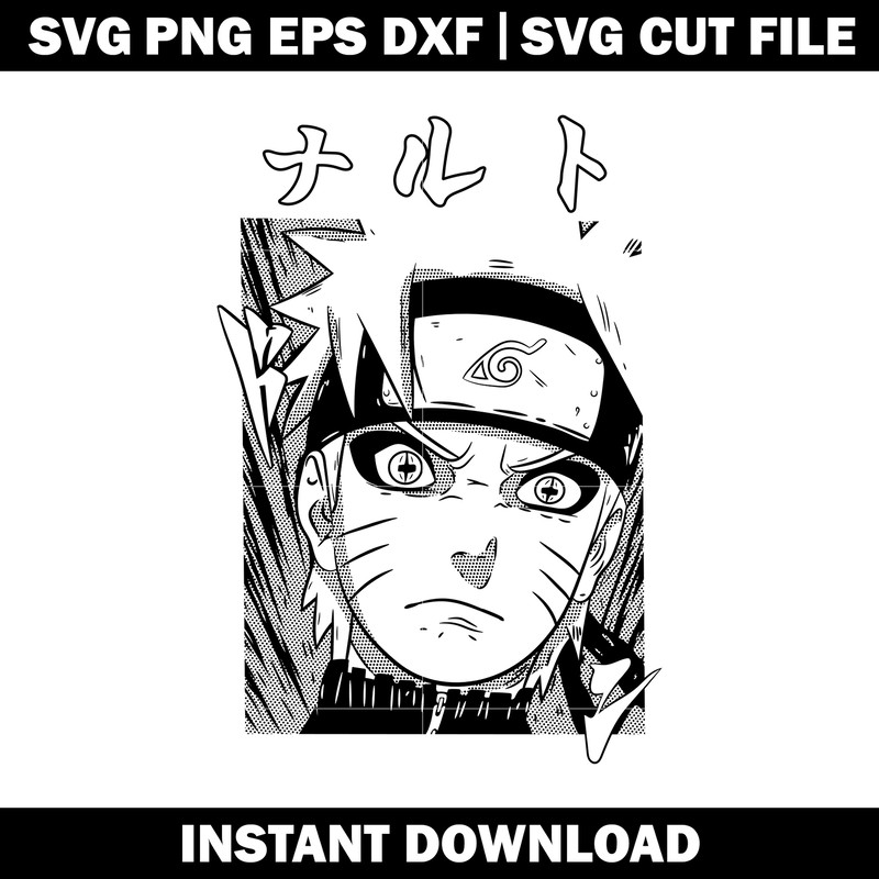 Naruto White Svg