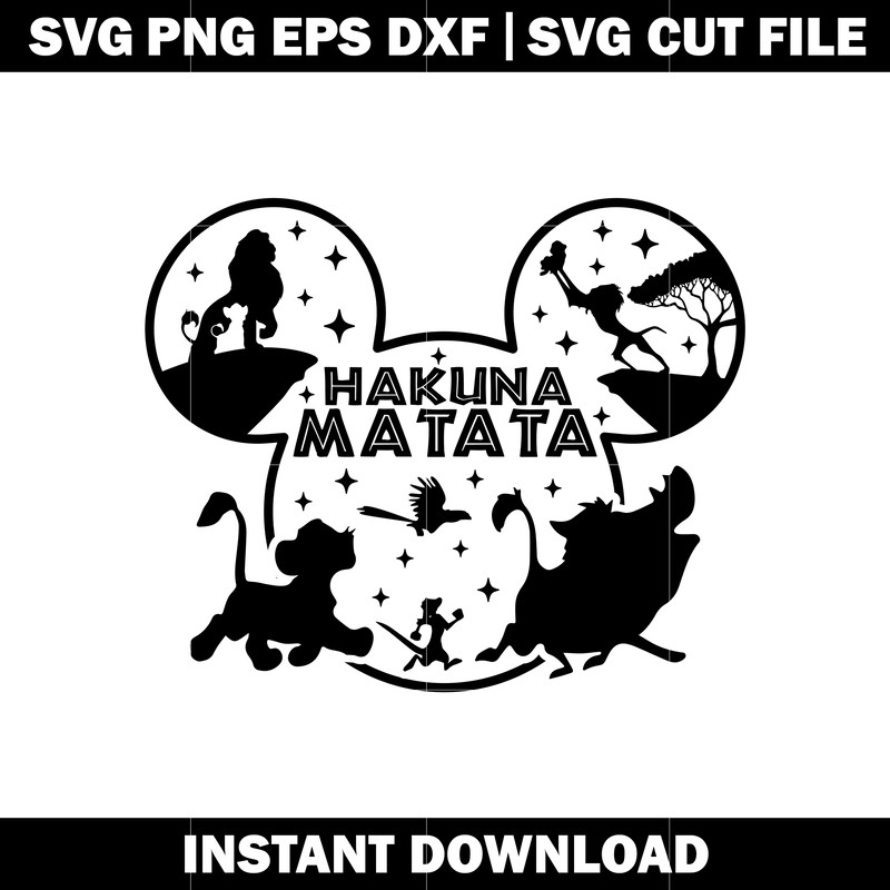 Hakuna Matata Disney Svg
