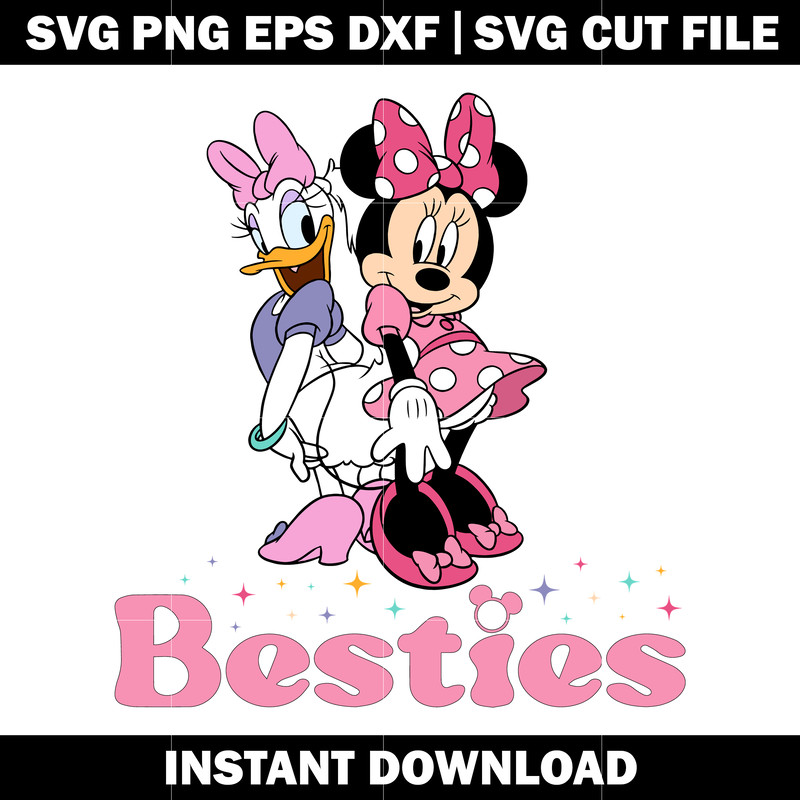 Minnie Mouse & Daisy Duck svg