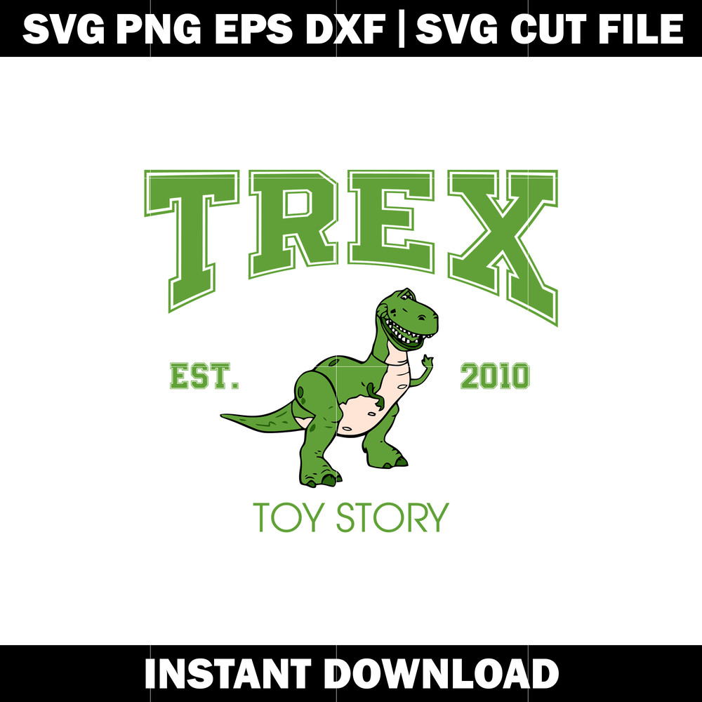 T Rex Toy Story Svg
