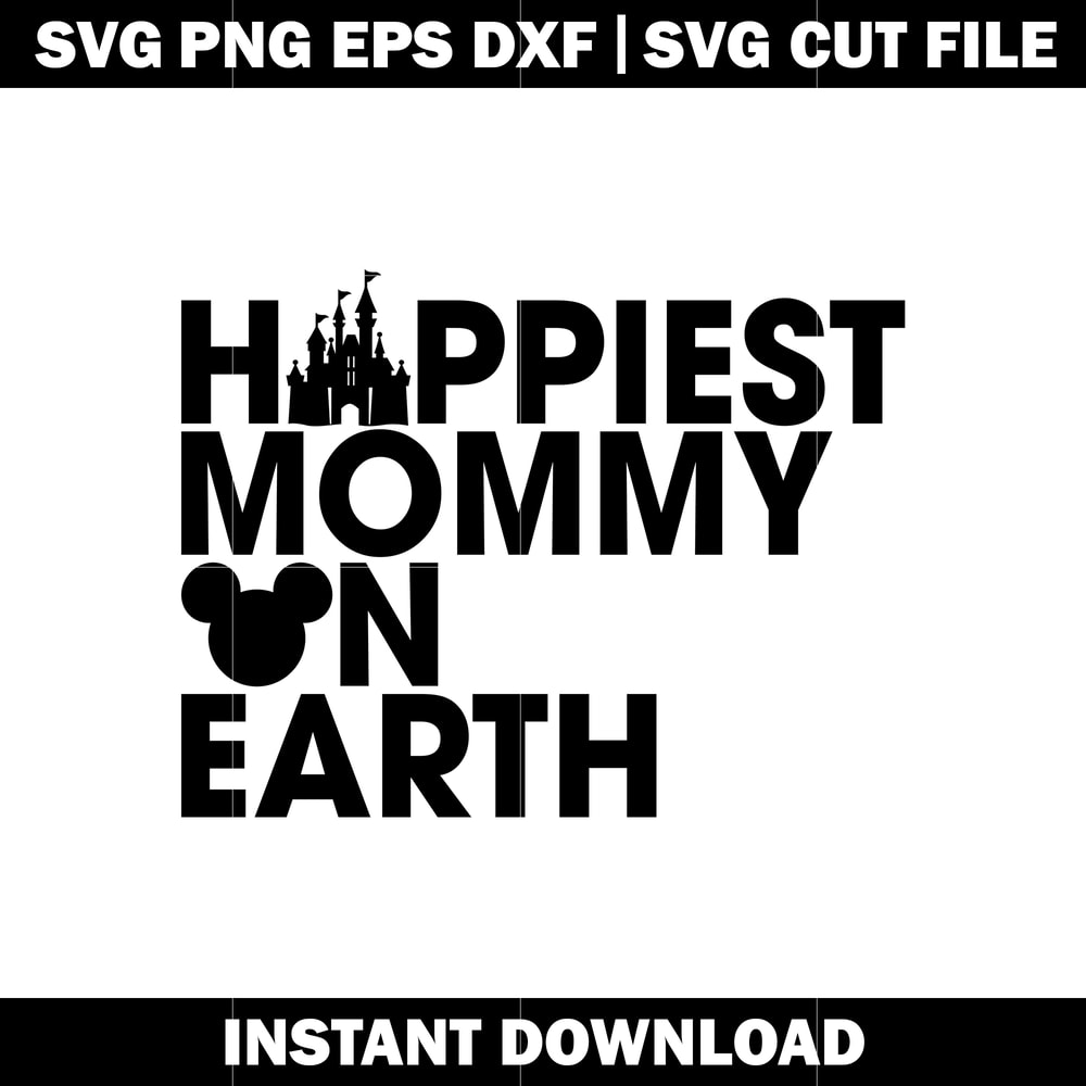 Happiest Grandma cartoon svg