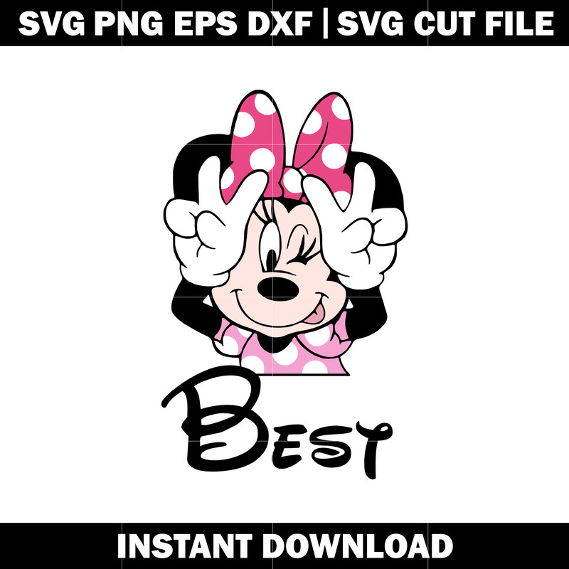Minnie Mouse Emoji svg