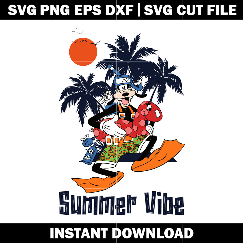 Goofy summer by Danny Sus Amigos svg