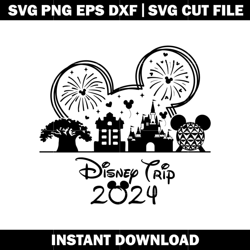 Mickey disney trip 2024 disney svg
