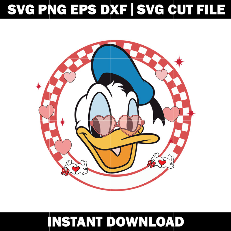 Donald duck head svg