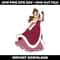 princess Belle clipart disney vacation svg