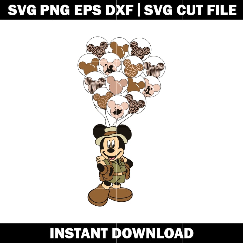 Simba Mickey Mouse vacation svg