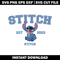 Stitch Disney Machine Embroidery Design svg
