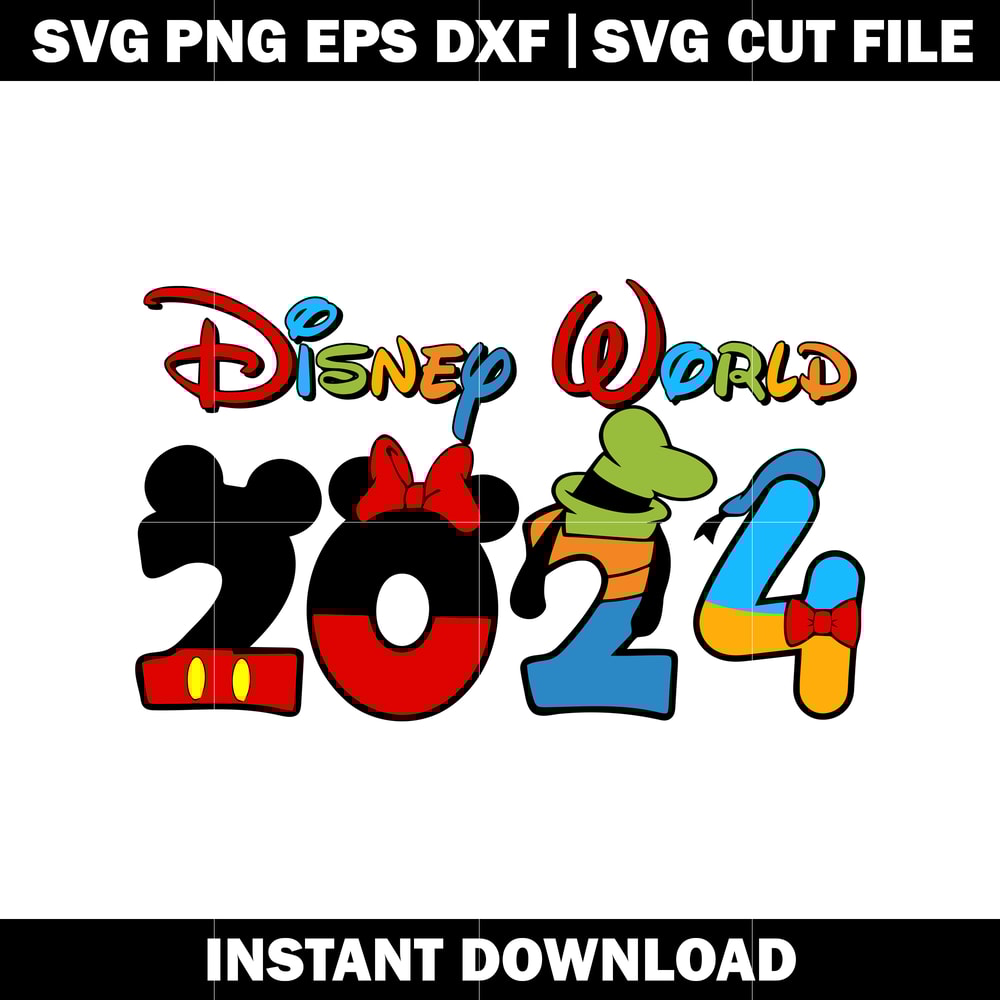 Disney World 2024 svg