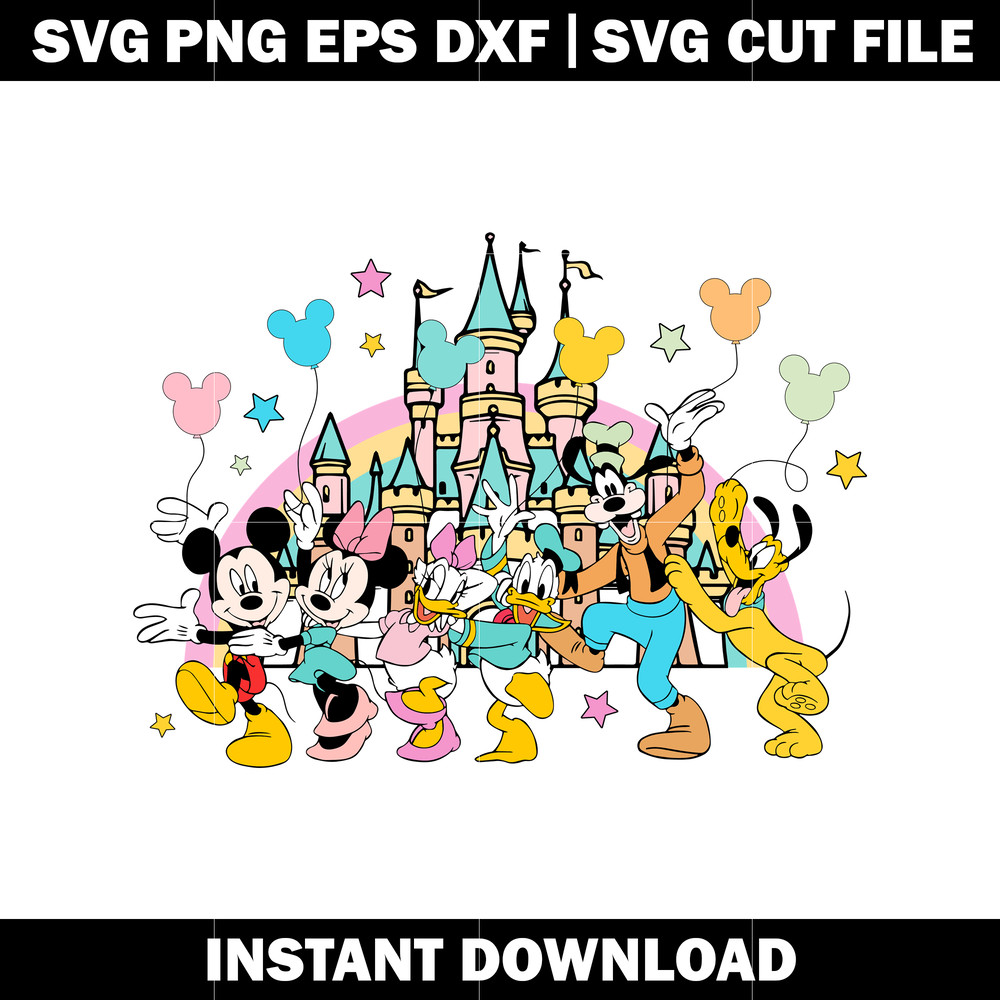 Mickey And Minnie Easter svg