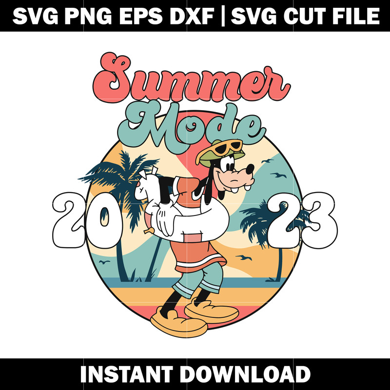 Retro Summer Mode Svg