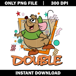 double disney vacation png, gus cinderella png, disney vacation png, logo design png, digital file, instant download.