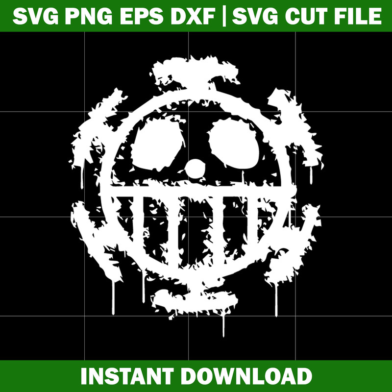 One Piece Trafalgar Law Logo Svg