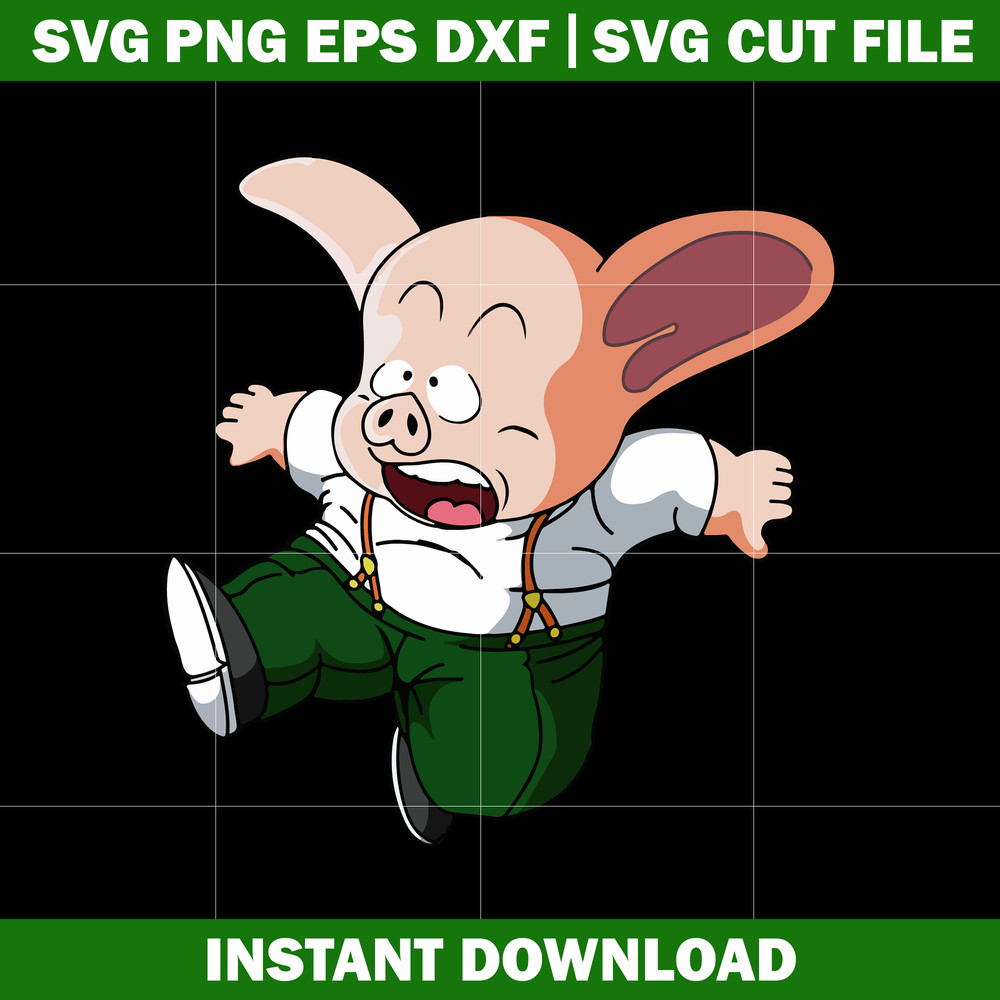 Oolong Dragon Ball Svg