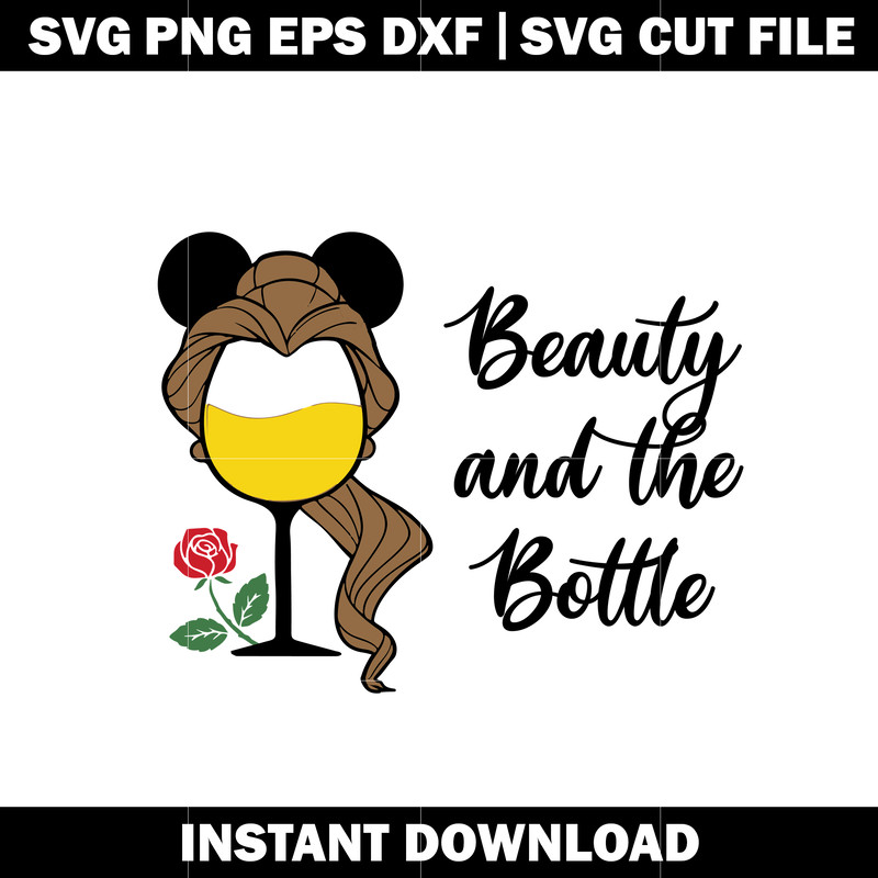 Beauty and the beast svg