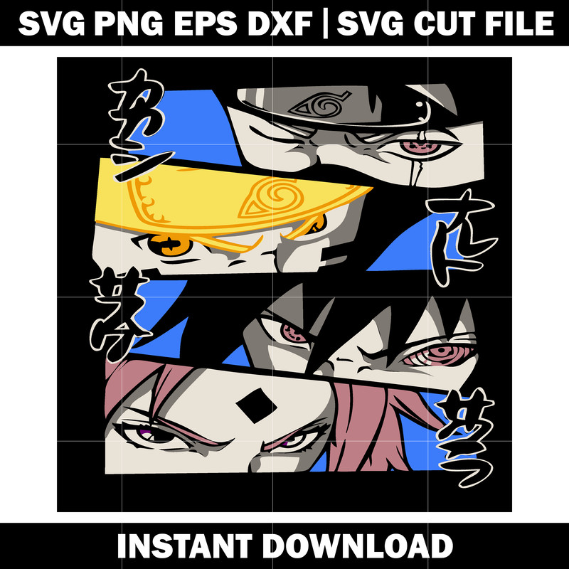 Canvas Wall Art Anime Naruto Hangs svg