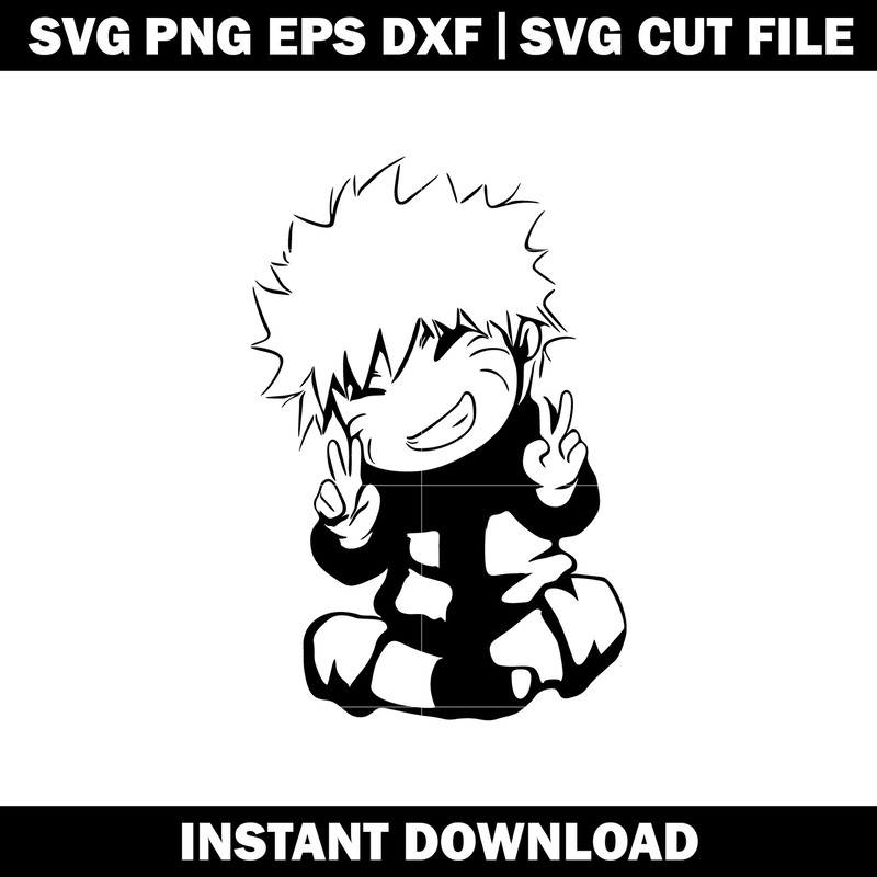 Unique naruto cute stickers anime svg