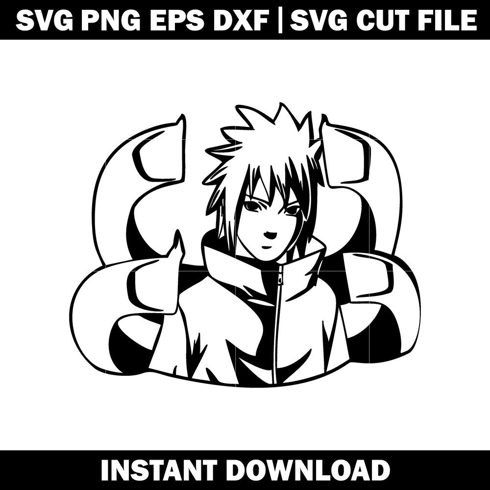 Naruto Stickers Swirl anime svg