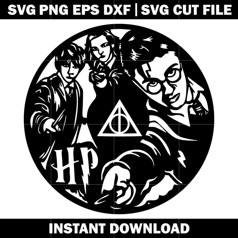 Harry Potter Vinyl Record Wall Clock svg