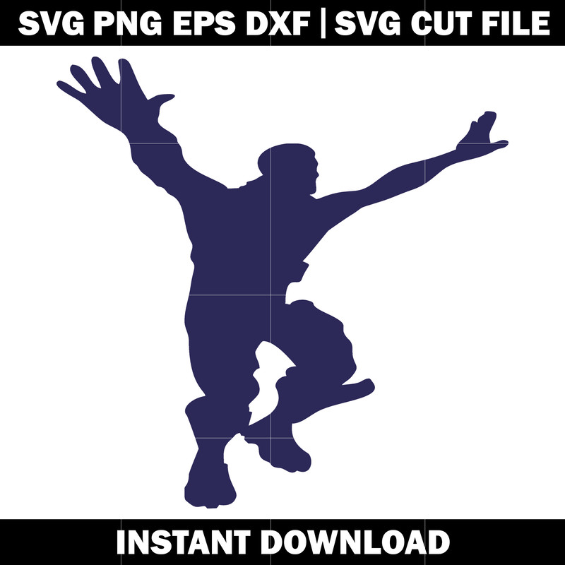 Download Standing Silhouette Poster svg