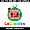 Rainbow Cocomelon svg