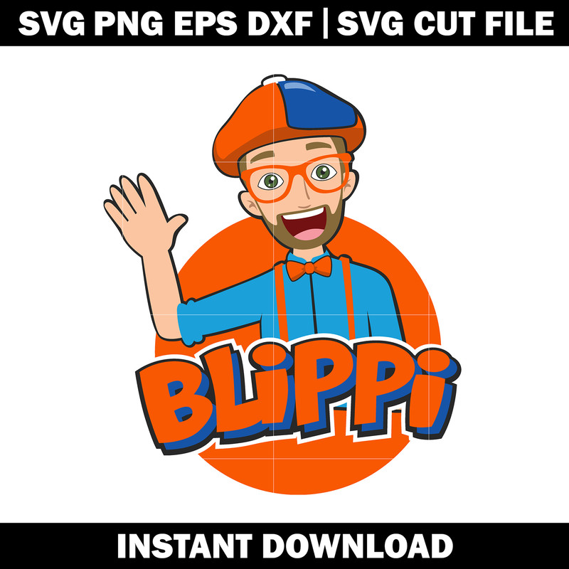 Blippi Learning svg