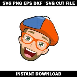 blippi cartoon svg, blippi logo svg, cartoon svg, logo shirt svg, logo design svg, digital file, instant download.