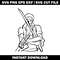Zoro Take The Swords svg
