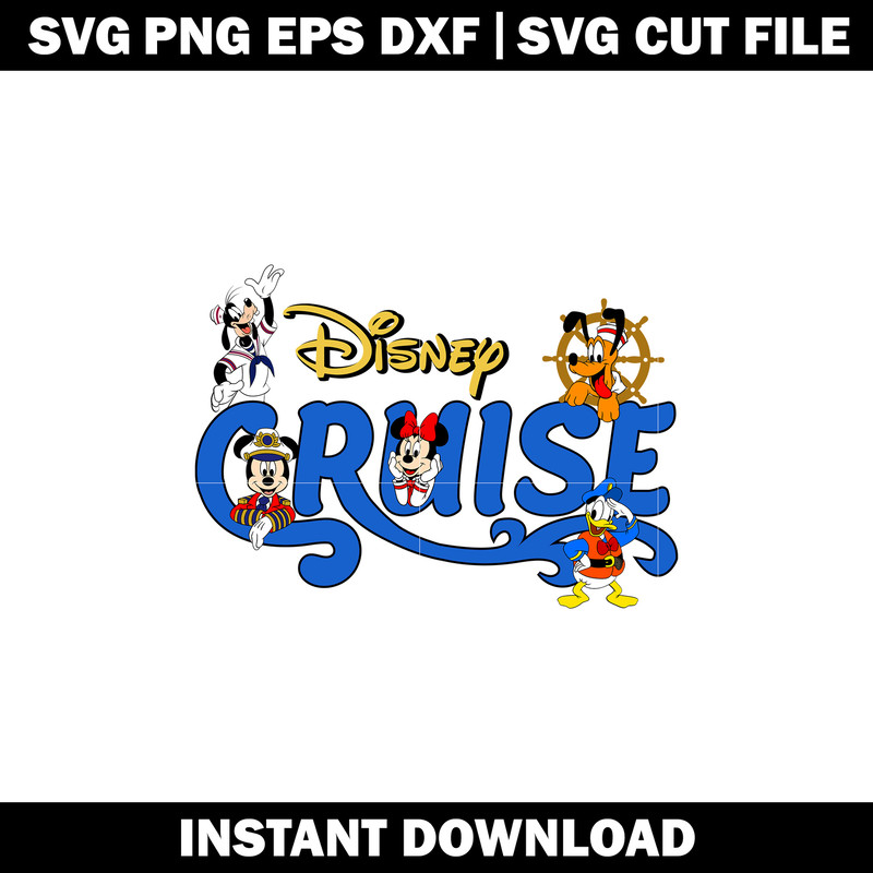 Mickey And Friends svg