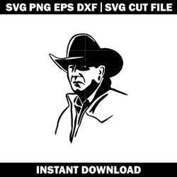 john wayne vinyl svg, yellowstone file svg, logo shirt svg, logo design svg, digital file svg, instant download.