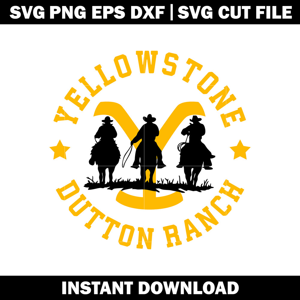 Yellowstone Series Svg