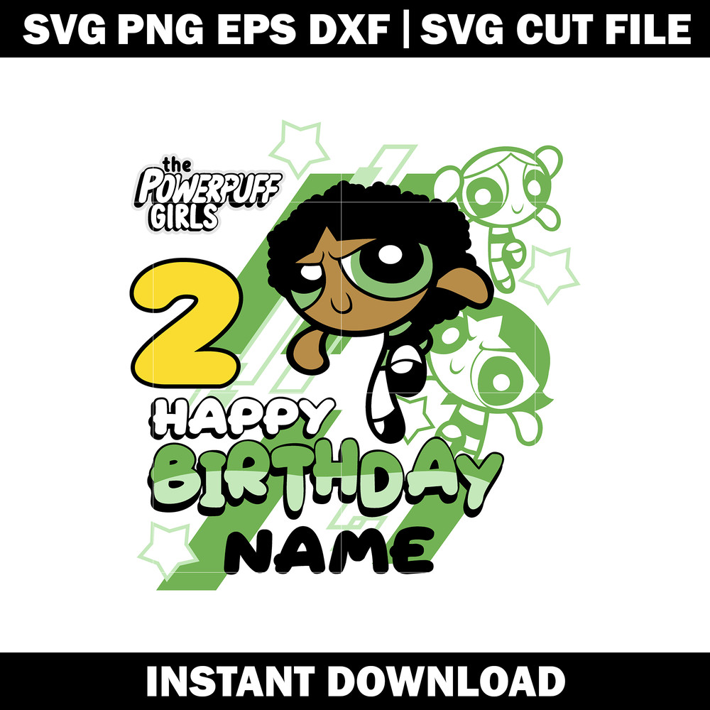 2nd Birthday Buttercup svg