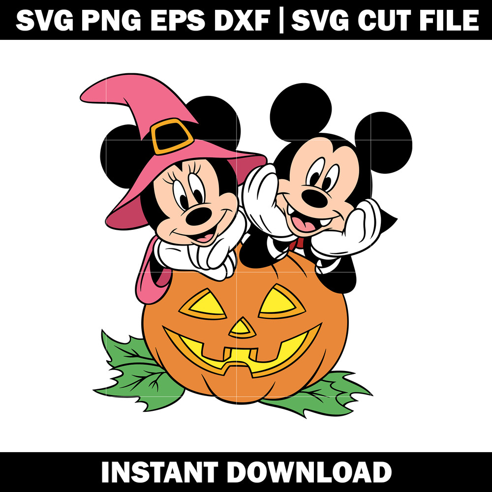 Cartoon Disney Halloween svg