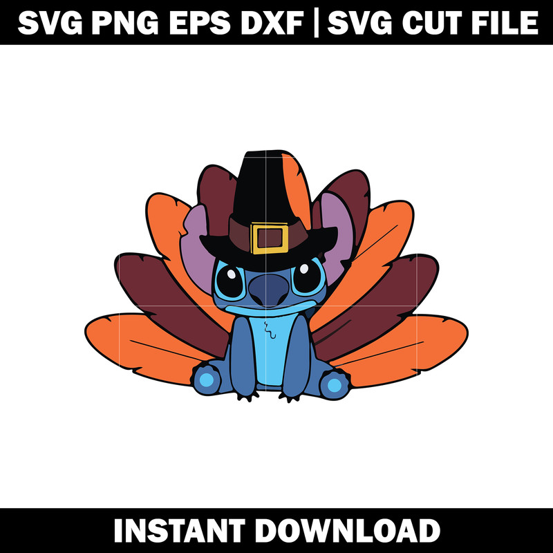 Lilo and Stitch Turkey svg