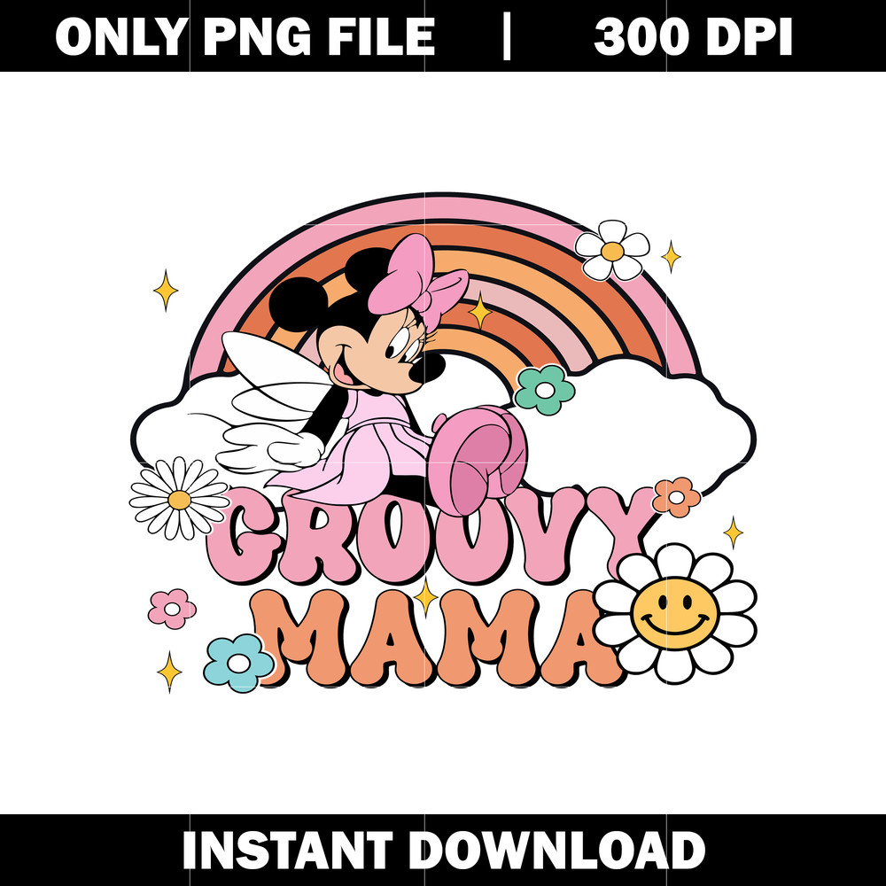 Groovy Mama Mouse svg