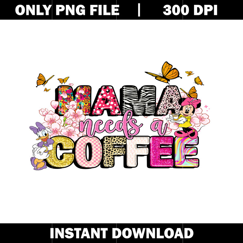 Mama needs coffee Royalty Free Vector svg