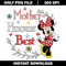 Minnie Mouse Mother Knows Best svg
