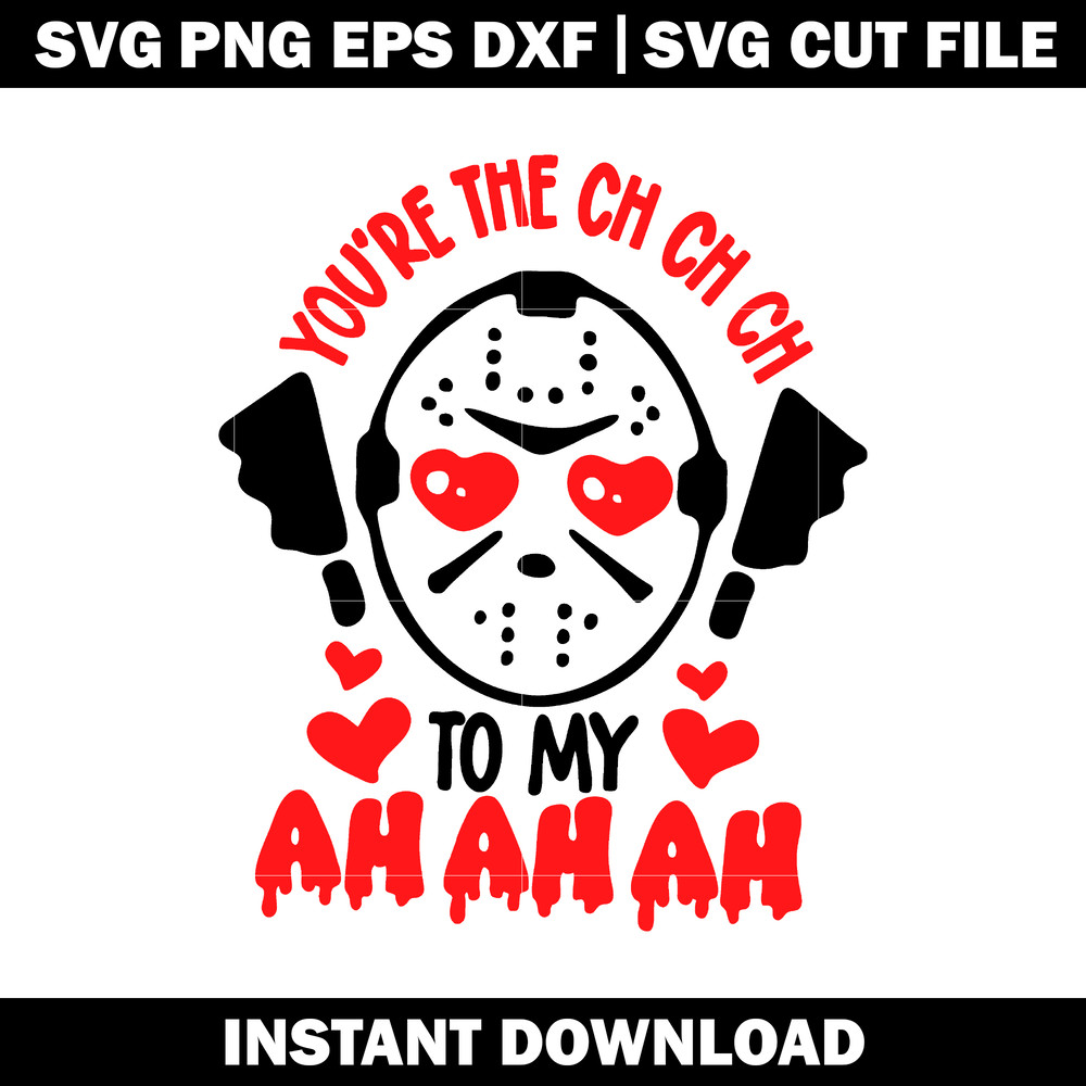 Jason Voorhees You Slay My Heart svg