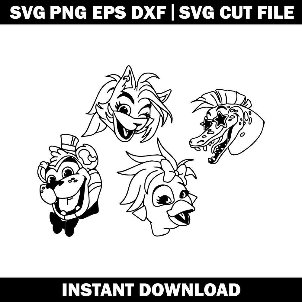 Five Nights At Freddys Security svg