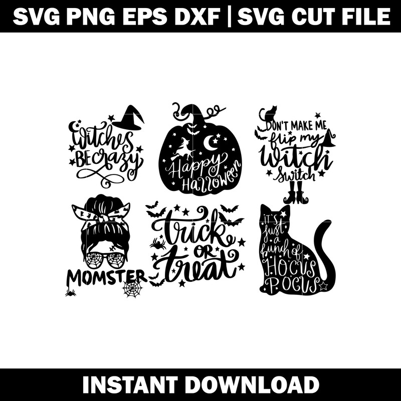 Halloween Momster Bundle svg