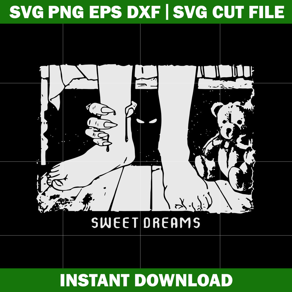 Monster Under The Bed Horror svg