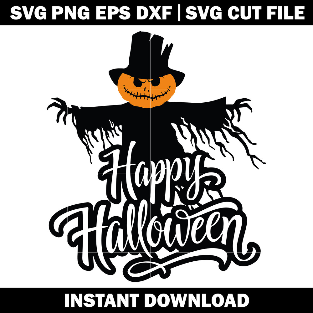 Pumpkin Skull Halloween logo svg