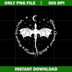 quotes png, fourth wing romantasy dragons yarros basgiath png, logo brand png, digital file png, instant download.