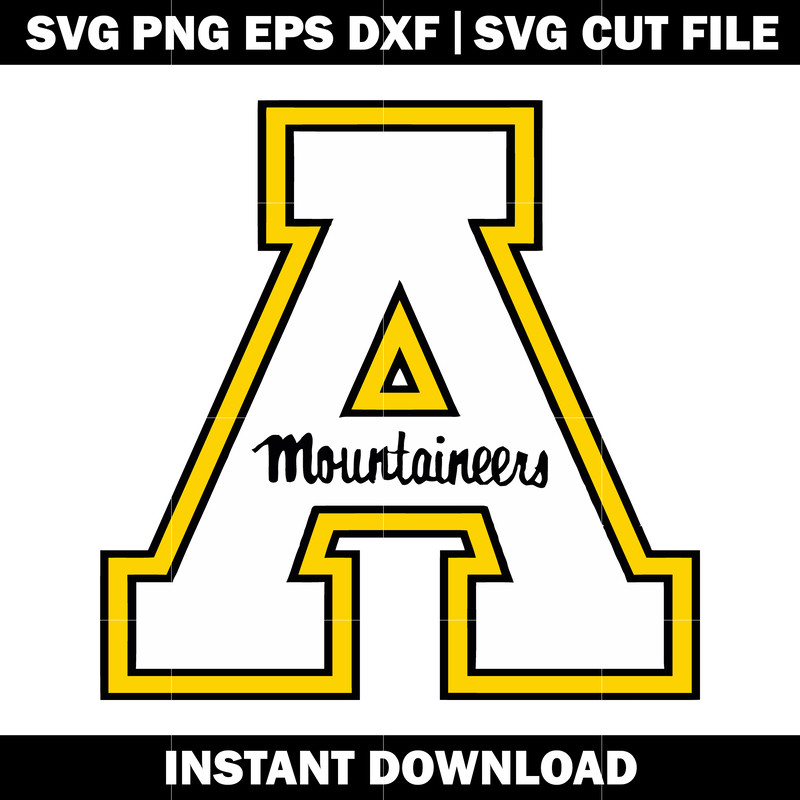 Appalachian state university logo Svg