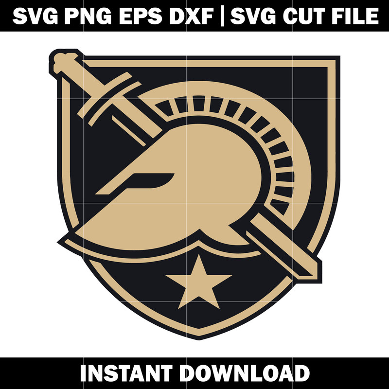 Army Black Knights baseball logo Svg