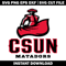 Cal State Northridge Extra Large Decal Svg