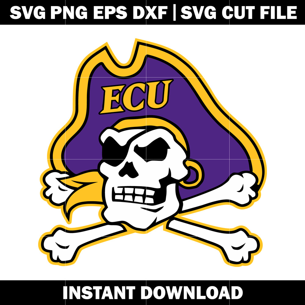 East Carolina Pirates Wikipedia logo Svg