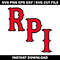 RPI Engineers Logo svg