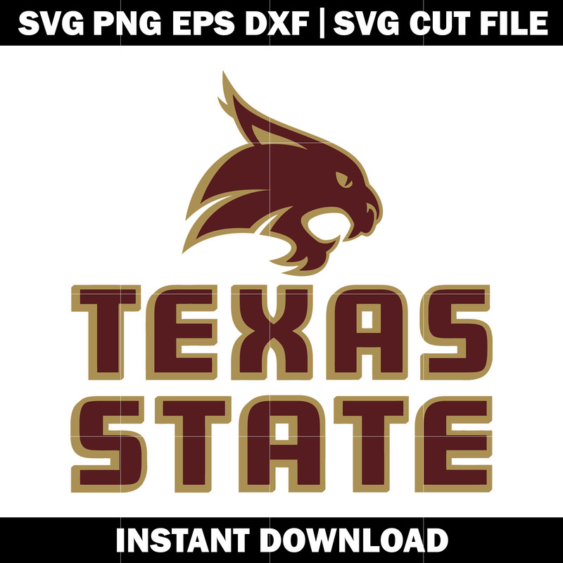 Texas State University logo svg