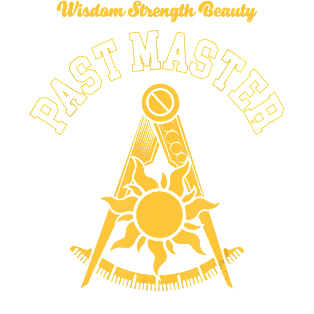Freemason Wisdom Strength Beauty Past Master Christmas Gift T-Shirt.png